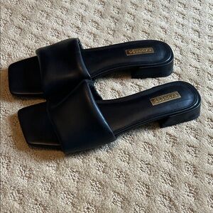 Express Black Women's Slide Sandals, 9, NWOT